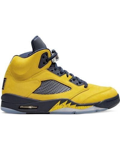 Nike Air 5 Retro Se "michigan" Sneakers - Yellow