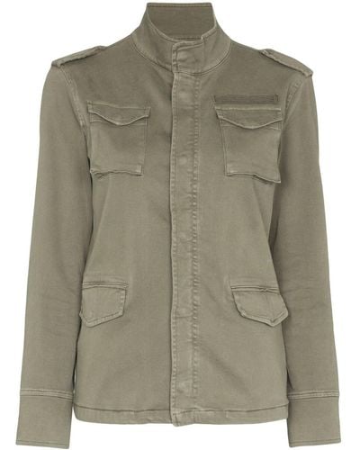 Anine Bing Stand-up Collar Military Jacket - Multicolor