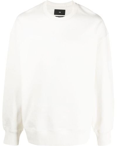 Y-3 Katoenen Sweater - Wit