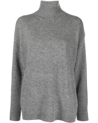Woolrich High-neck Virgin-wool Sweater - Grey