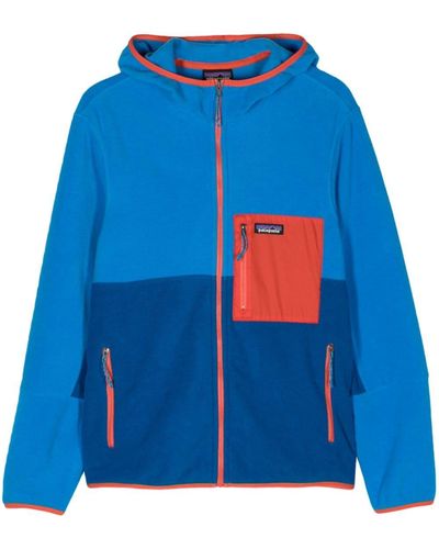 Patagonia Hoodie Microdini en polaire - Bleu