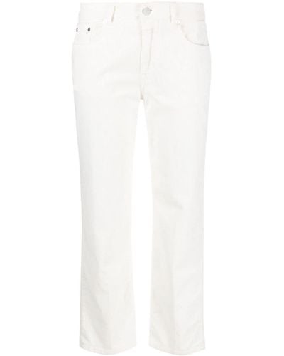 Closed Milo Corduroy Cropped Trousers - White
