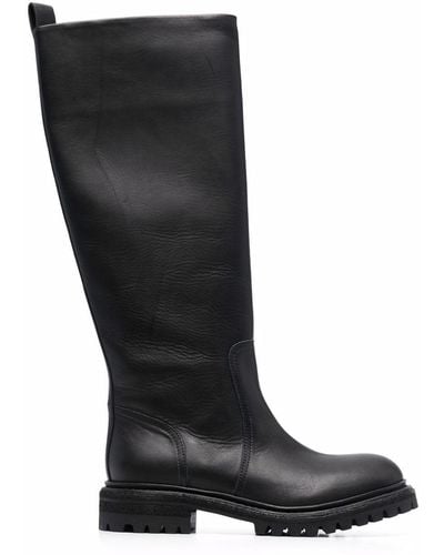 Roberto Del Carlo Knee-length Slip-on Boots - Black