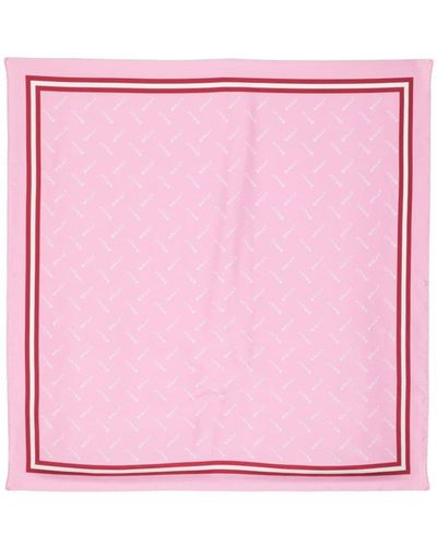 Bally Essential -motif Scarf - Pink