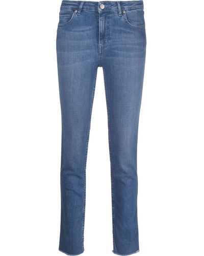 Haikure Cropped Jeans - Blauw