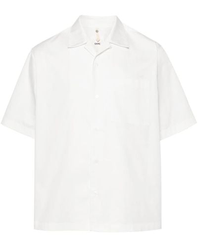 OAMC Hemd mit grafischem Patch - Weiß