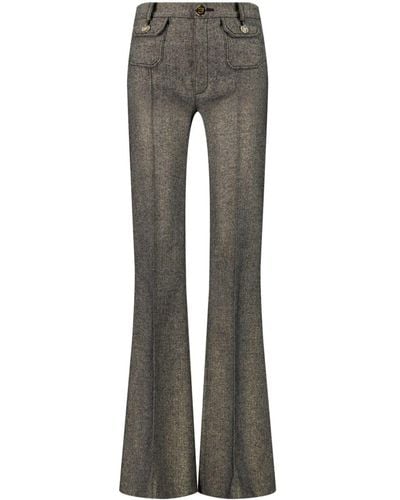 Giambattista Valli High-waist Flared Trousers - Grey