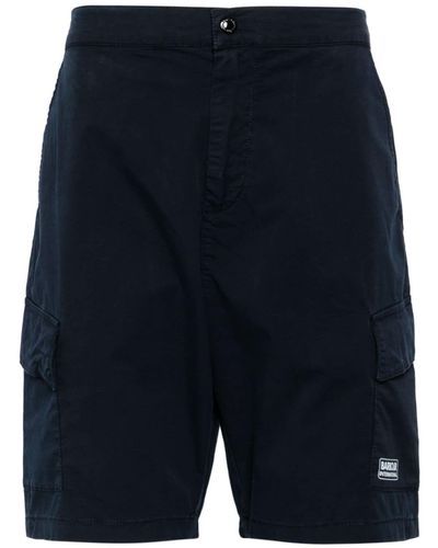 Barbour Parson Cotton Bermuda Shorts - Blue