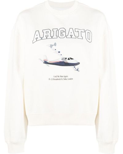 Axel Arigato Sweatshirt mit Voyage-Print - Weiß