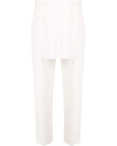 MM6 by Maison Martin Margiela Trousers White