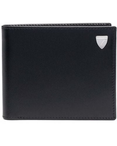 Aspinal of London Leather Bi-fold Wallet - Black