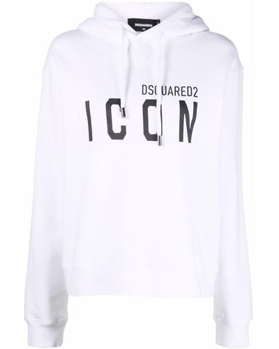 DSquared² Icon Hoodie - Weiß