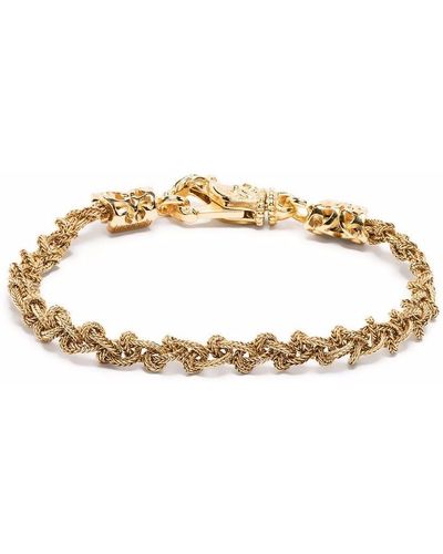 Emanuele Bicocchi Knot Braid Bracelet - Metallic