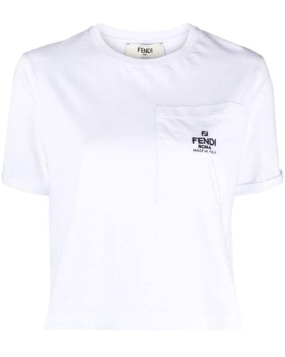 Fendi Camiseta - Blanco