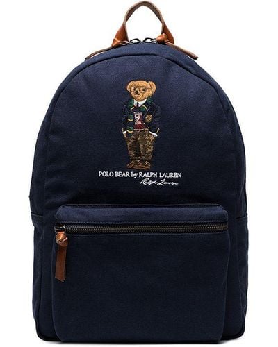 Polo Ralph Lauren Polo Bear Cotton Backpack - Blue