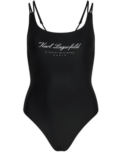 Karl Lagerfeld Hotel Karl Swimsuit - Black