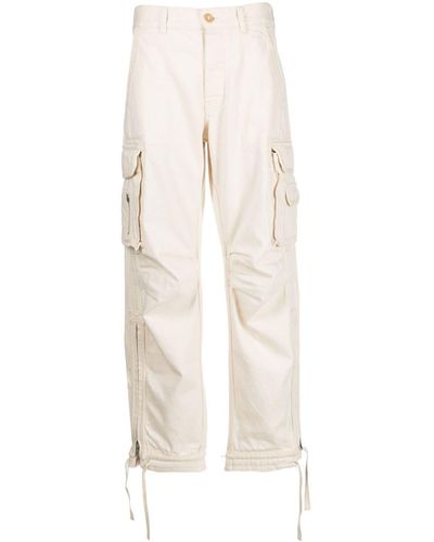 ARMARIUM Pantalones cargo con detalle fruncido - Blanco