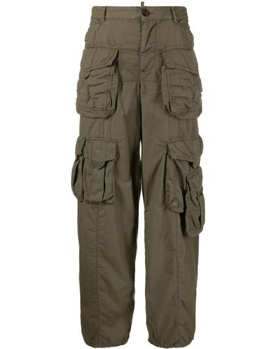 DSquared² Mid-rise Cargo Trousers - Green