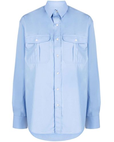 Wardrobe NYC オーバーサイズ シャツ - ブルー