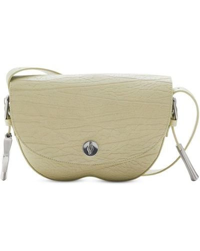 Burberry Chess Leather Crossbody Bag - Natural