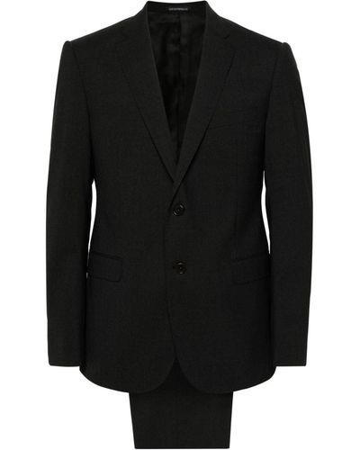 Emporio Armani Blazer Met Enkele Rij Knopen - Zwart