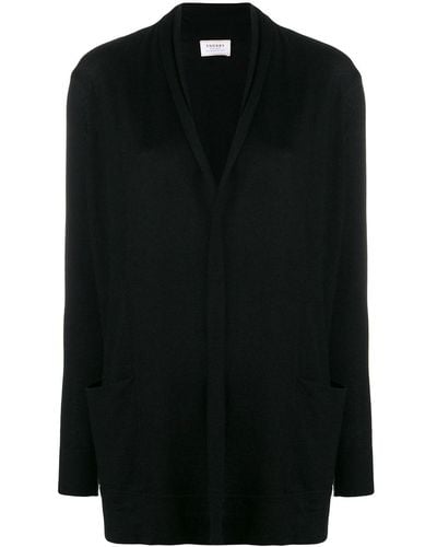 Wild Cashmere Vest Met Open Voorzijde - Zwart