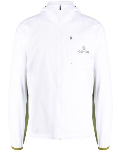 Ostrya Logo-print Hooded Jacket - White