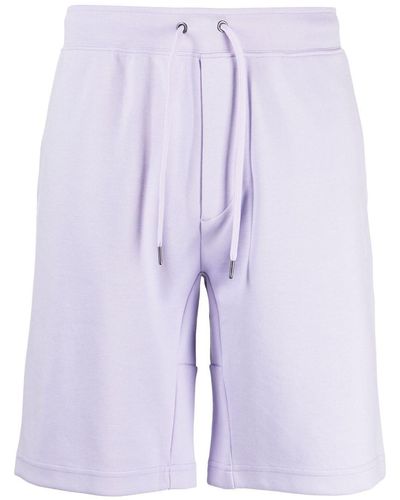 Polo Ralph Lauren Polo Pony Cotton Track Shorts - Purple