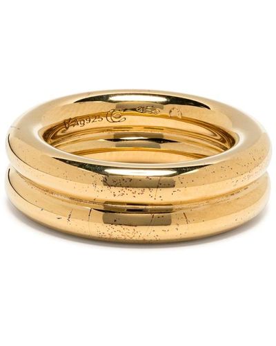 Charlotte Chesnais Double Brahma ring - Mettallic