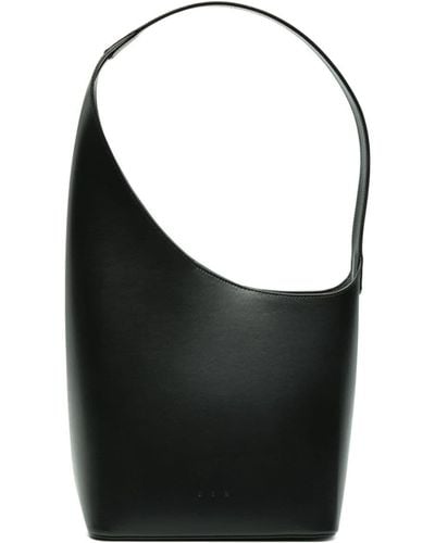 Aesther Ekme Demi Lune Leather Shoulder Bag - Black