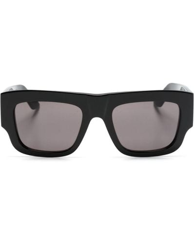Alexander McQueen Gafas de sol con montura cuadrada - Negro