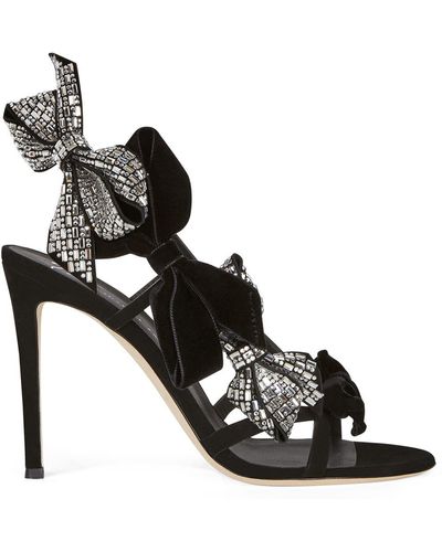 Giuseppe Zanotti Eclair Sandalen Met Open Neus - Zwart