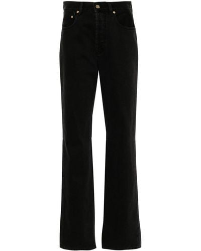 Jacquemus De Nimes Droit Straight-leg Jeans - Women's - Regenerative Cotton - Black