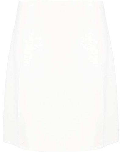 P.A.R.O.S.H. High-waisted Mini Skirt - White