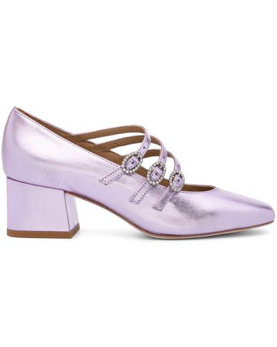 Reformation Pumps Mimi 50mm in pelle - Rosa