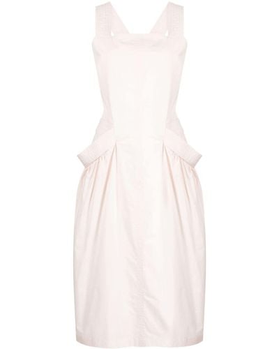 Low Classic Apron ドレス - ホワイト