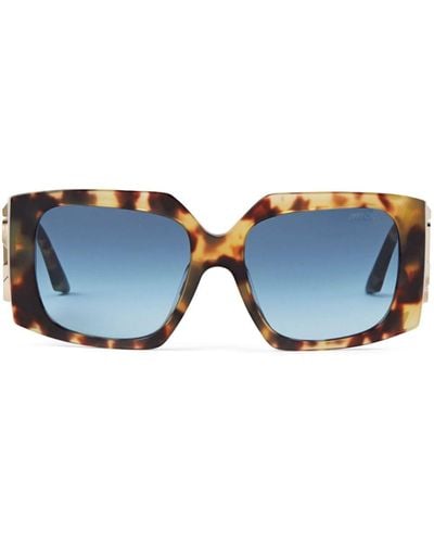 Jimmy Choo Ariana Oversize-frame Sunglasses - Blue