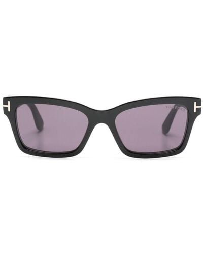 Tom Ford Zonnebril Met Vierkant Montuur - Zwart