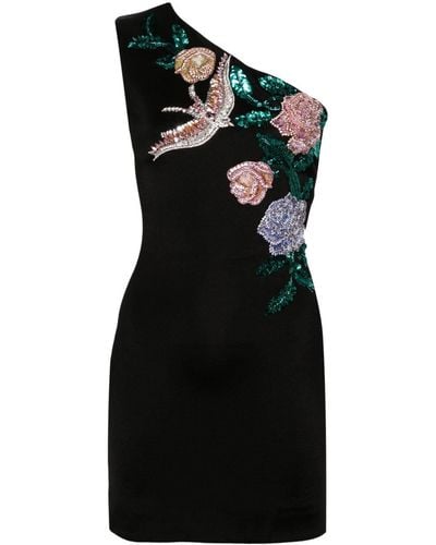 Balmain Bead-embellished Minidress - Black