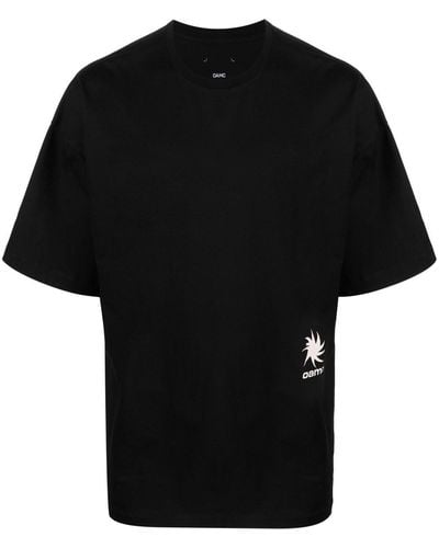 OAMC T-shirt Buzza à imprimé photographique - Noir