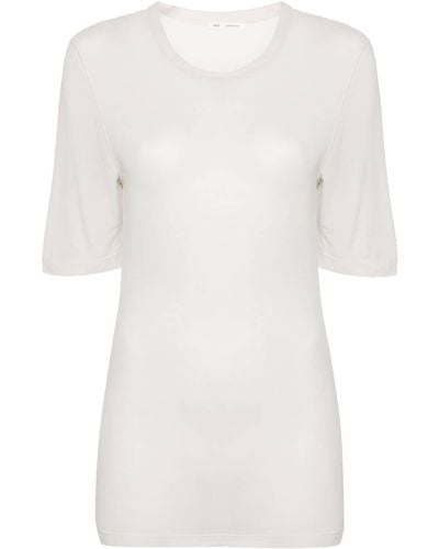 Ami Paris Sheer Lyocell T-shirt - White