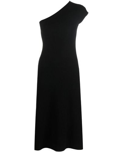Filippa K ワンショルダー ニットドレス - ブラック