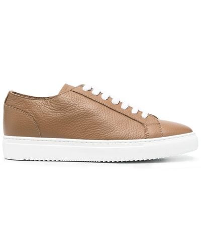 Doucal's Low-top Leather Trainers - Brown