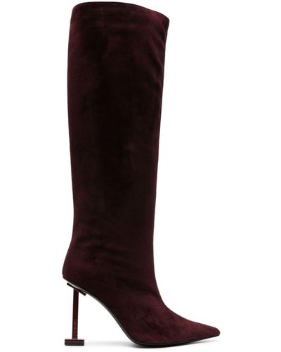 Iceberg 105mm Pointed Scultped-heel Boots - Brown