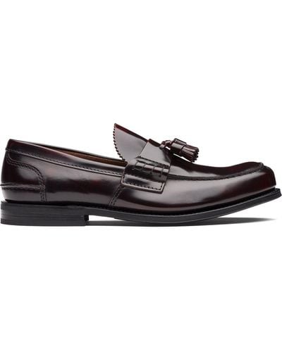 Church's Tiverton R Bookbinder Loafers Met Kwastje - Rood