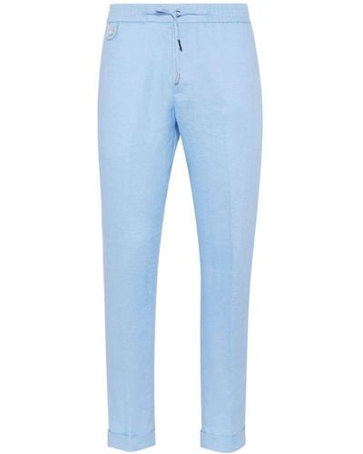 Billionaire Pantalones de chándal con placa del logo - Azul