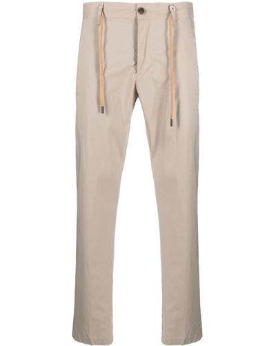 Myths Drawstring-waist Chino Pants - Natural