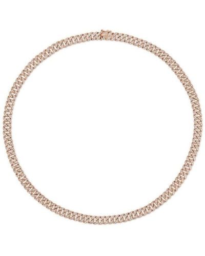 Anita Ko 18kt Rose Gold Havana Diamond Necklace - Metallic