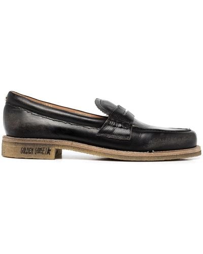 Golden Goose Jerry Loafers Shoes - Black