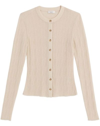 A.L.C. Fisher Long-sleeve Cardigan - White